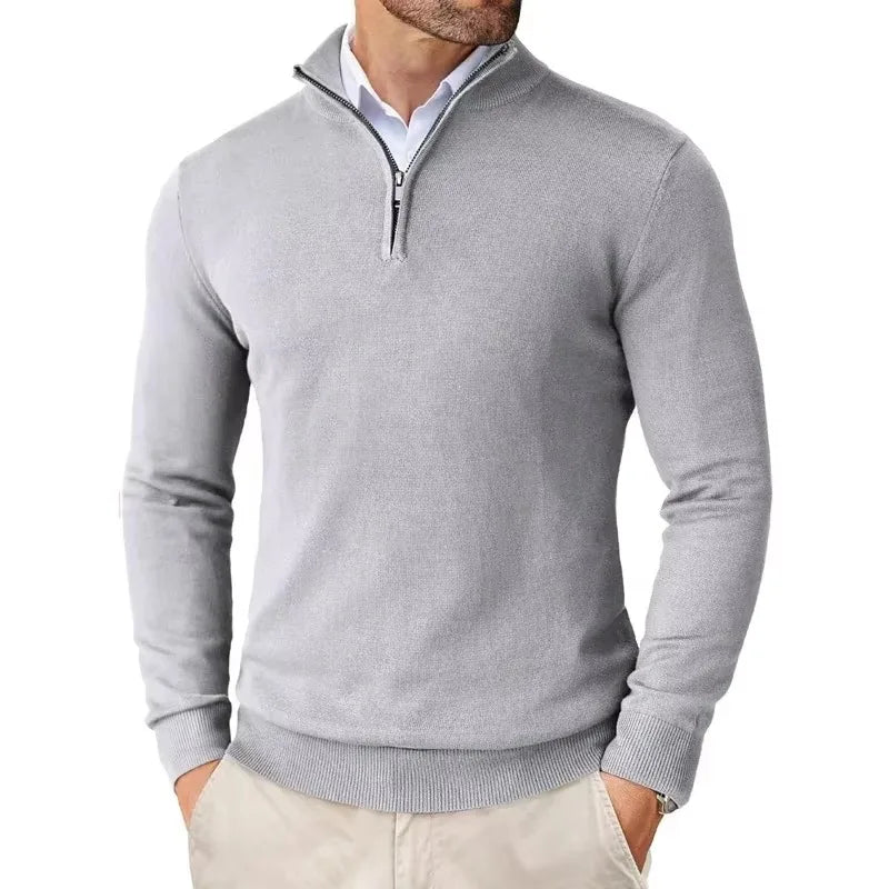 Men's Hermes Quarter-Zip – The Messenger's Knit