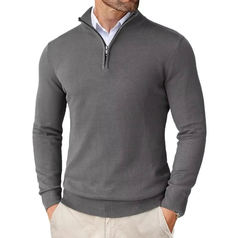 Men's Hermes Quarter-Zip – The Messenger's Knit
