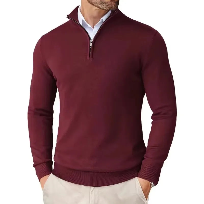 Men's Hermes Quarter-Zip – The Messenger's Knit