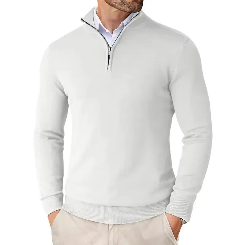 Men's Hermes Quarter-Zip – The Messenger's Knit