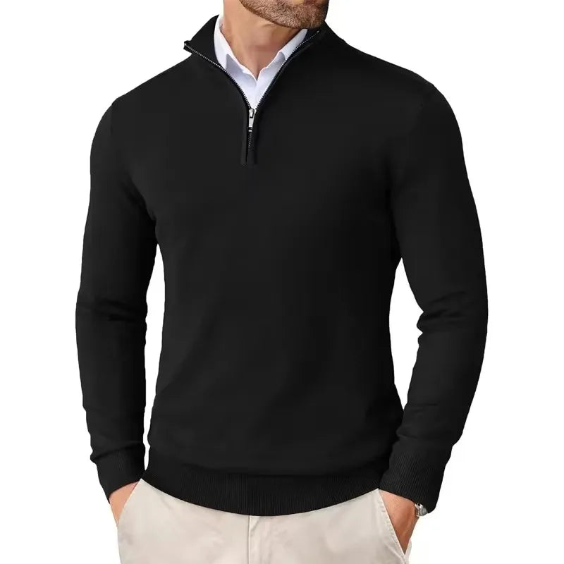 Men's Hermes Quarter-Zip – The Messenger's Knit