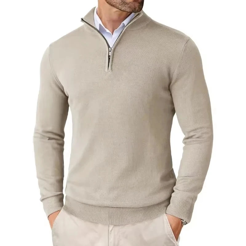 Men's Hermes Quarter-Zip – The Messenger's Knit