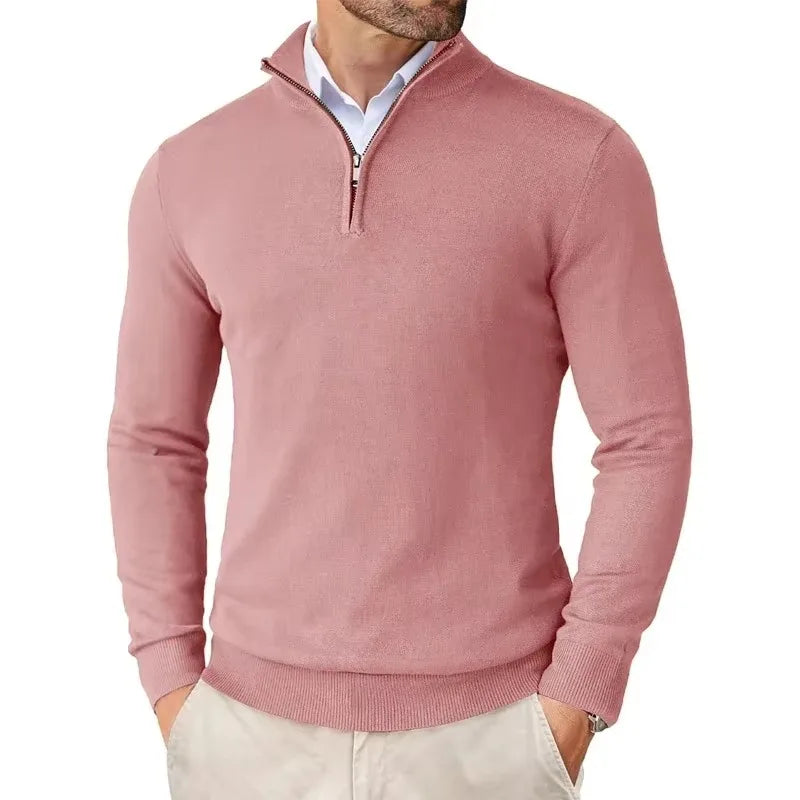 Men's Hermes Quarter-Zip – The Messenger's Knit