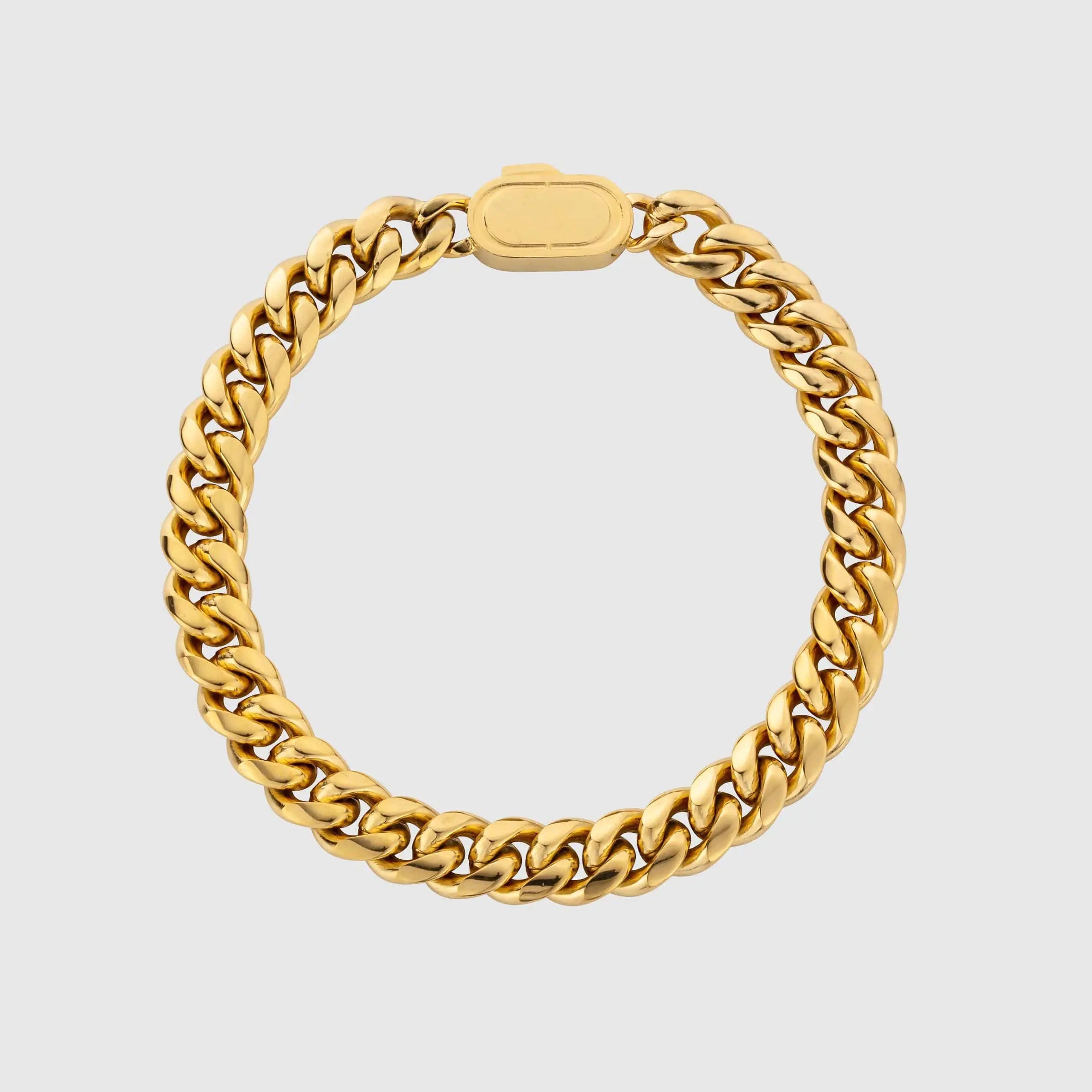 Hõrae Cuban Bracelet Gold - Timeless Elegance and Bold Luxury