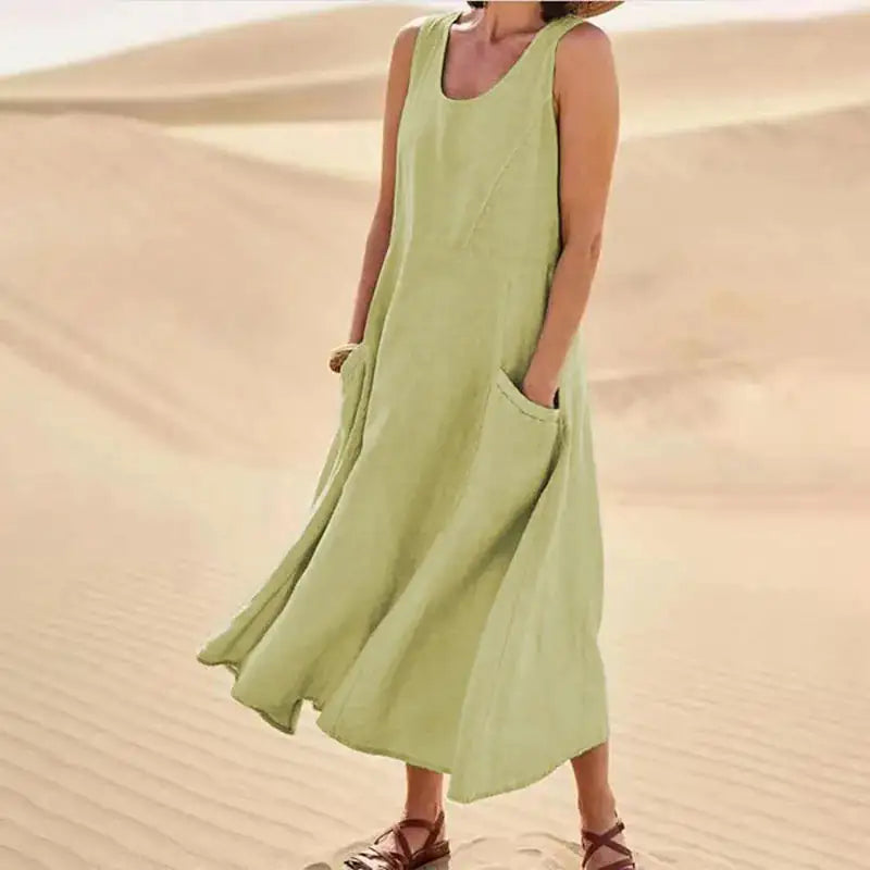 Relaxed Long Summer Dress