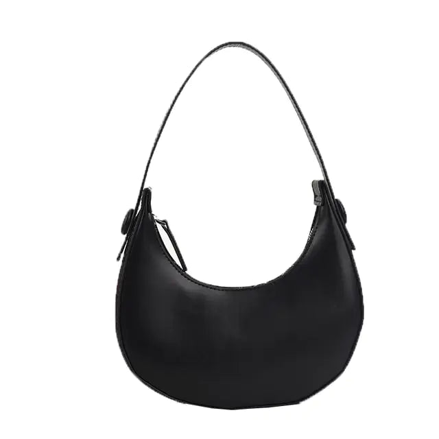 Chic Leather Hobo Shoulder Bag