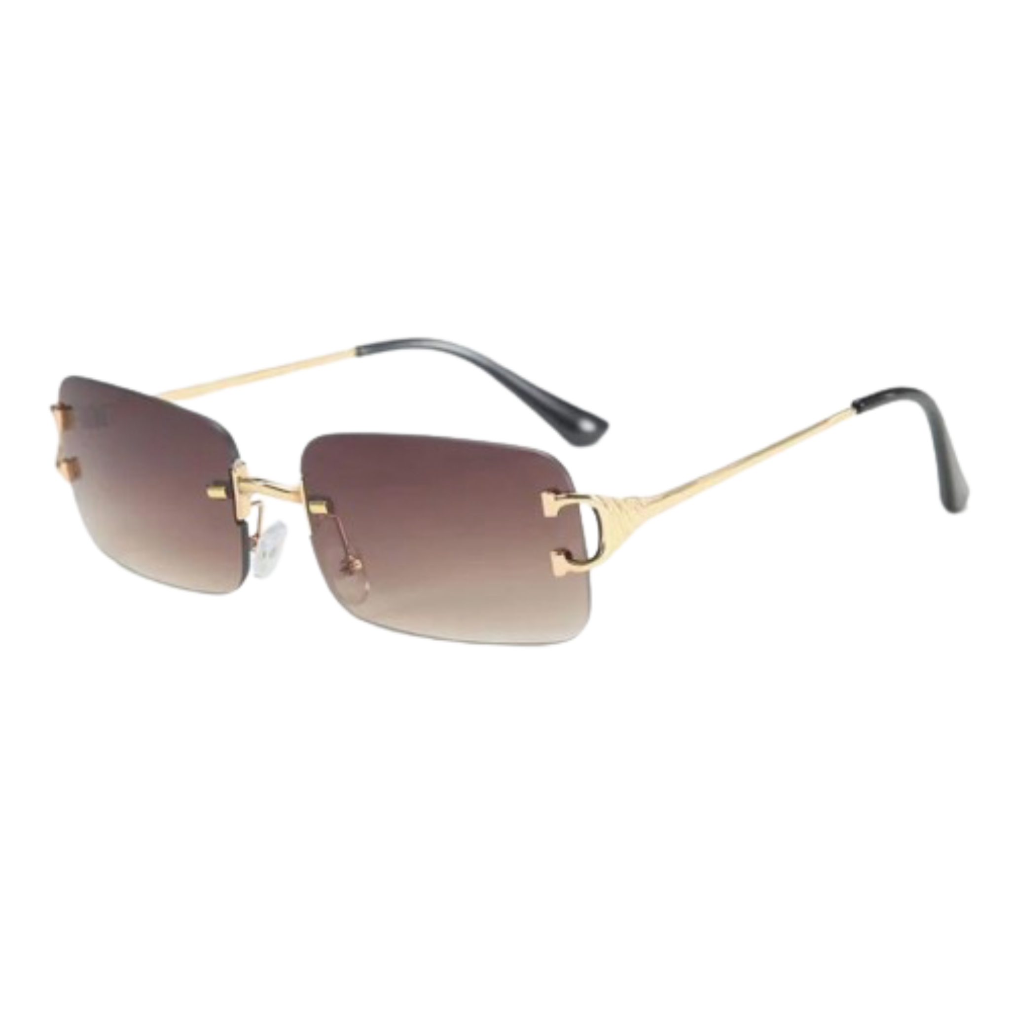 õrae Rectangular Rimless Sunglasses Hõrae Rectangular Rimless Sunglass