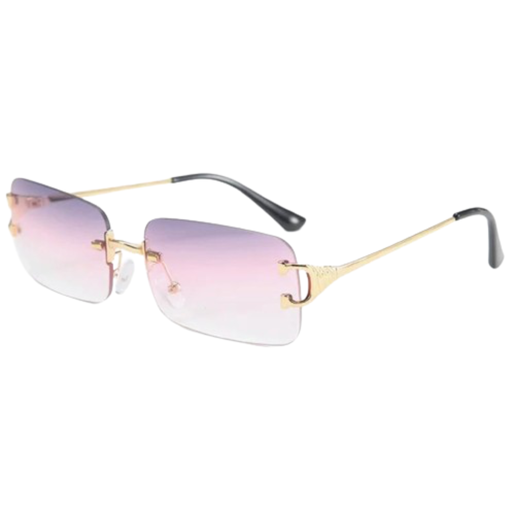 õrae Rectangular Rimless Sunglasses Hõrae Rectangular Rimless Sunglass