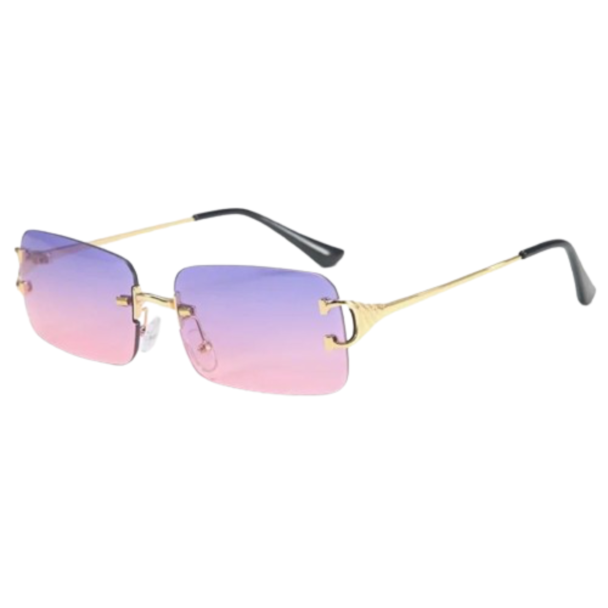 õrae Rectangular Rimless Sunglasses Hõrae Rectangular Rimless Sunglass