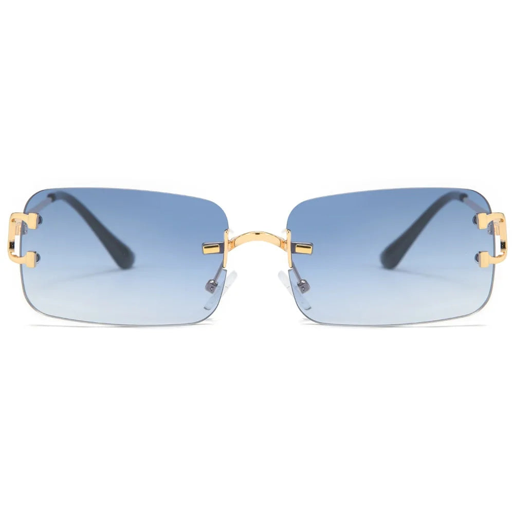 õrae Rectangular Rimless Sunglasses Hõrae Rectangular Rimless Sunglass