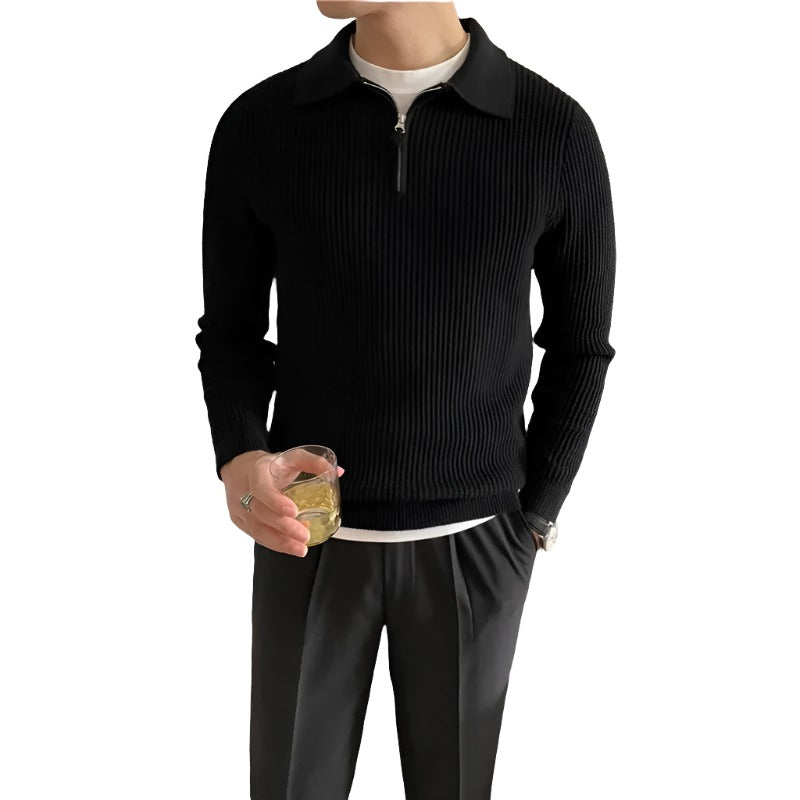 Luxury Knitted Polo Shirt