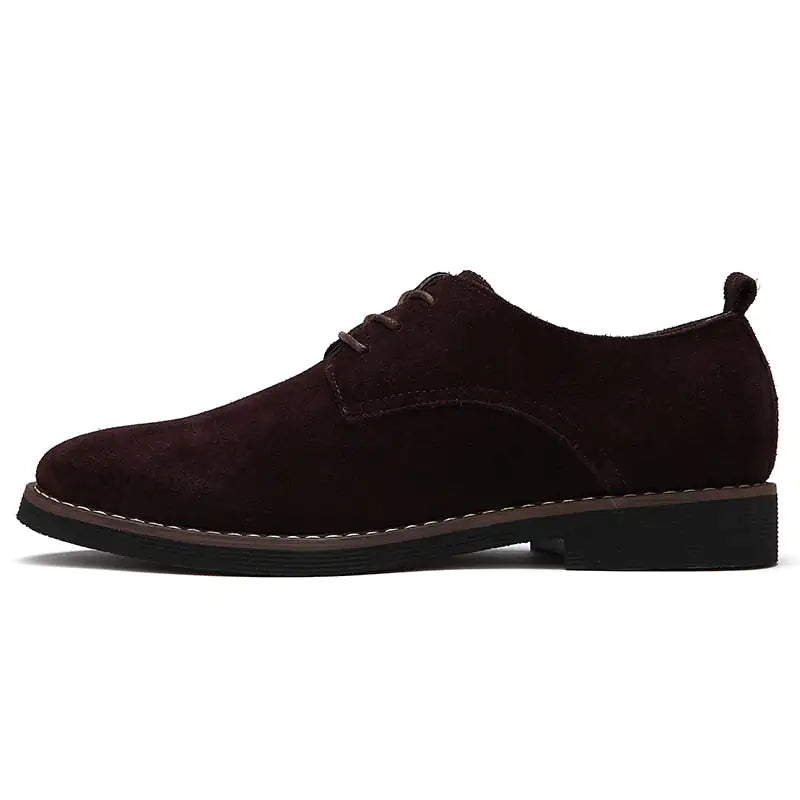 Suede Leather Oxford Shoes