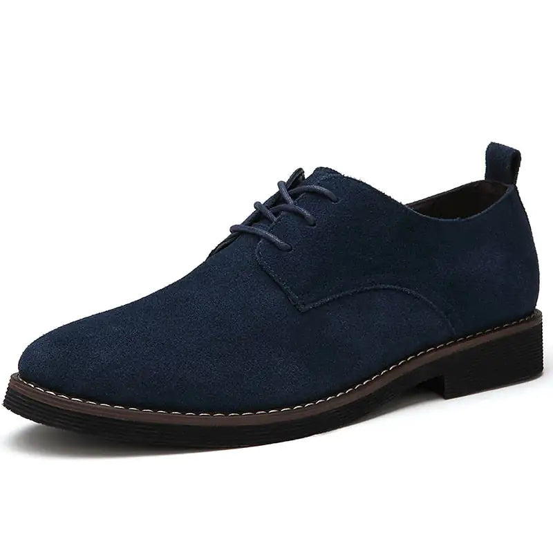 Suede Leather Oxford Shoes