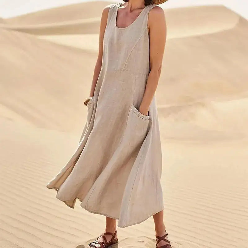 Relaxed Long Summer Dress