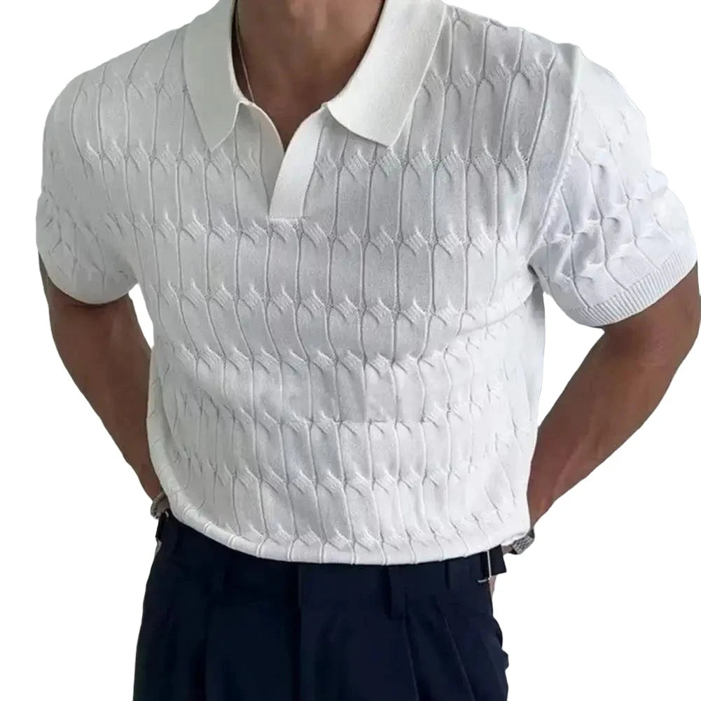 Textured Polo Shirt