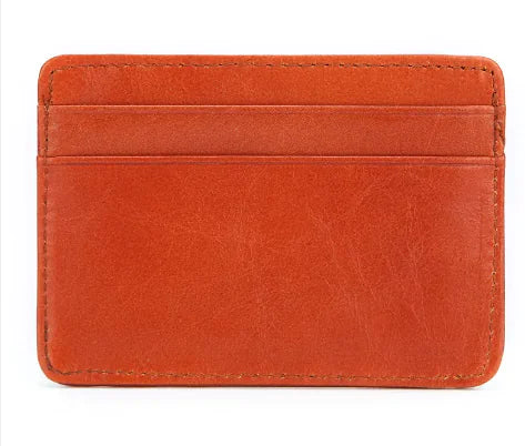 Genuine Leather Slim Card Holder