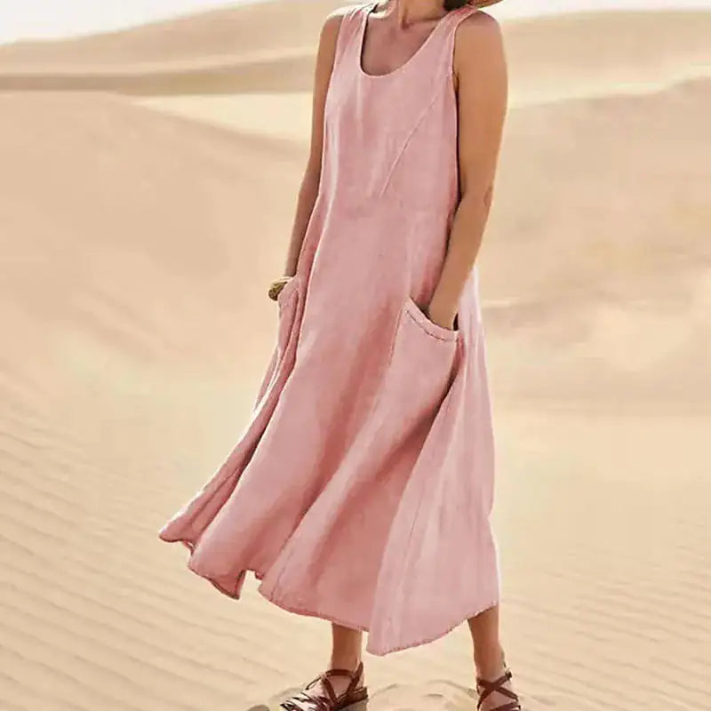 Relaxed Long Summer Dress