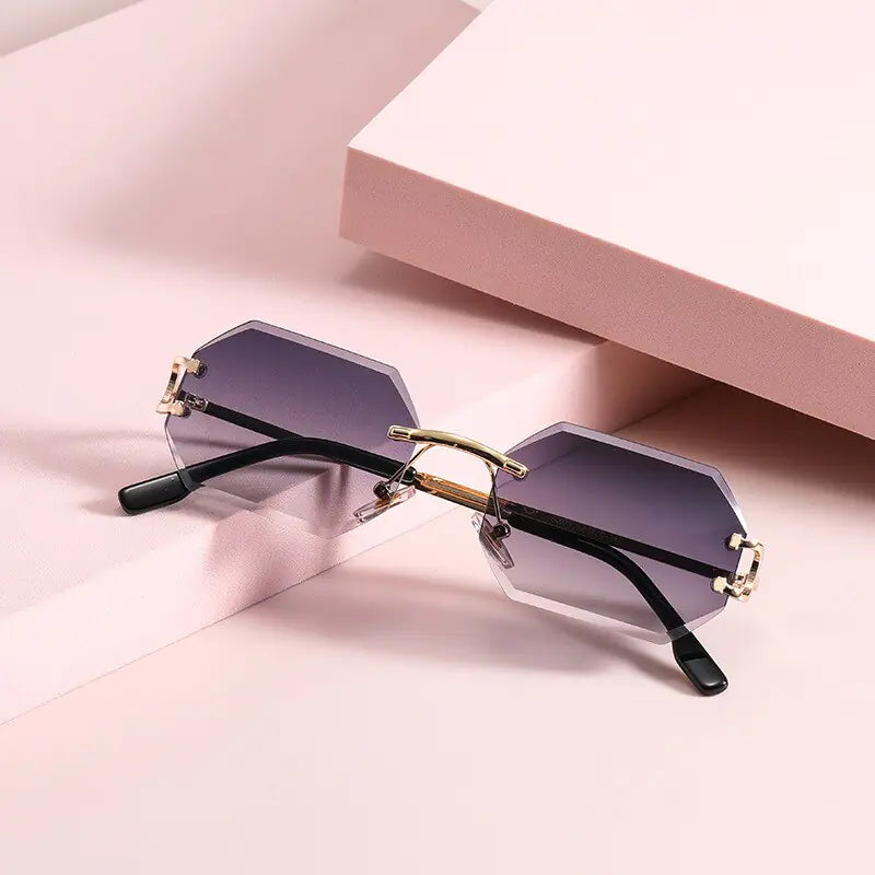 Rimless Octagonal Shades