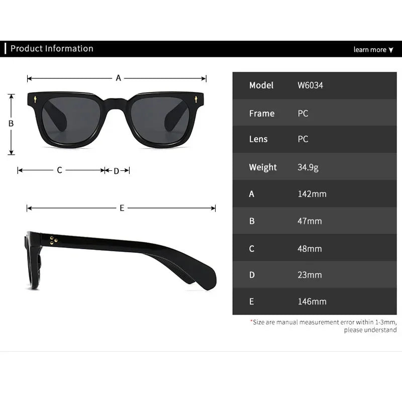 Retro Square Sunglasses