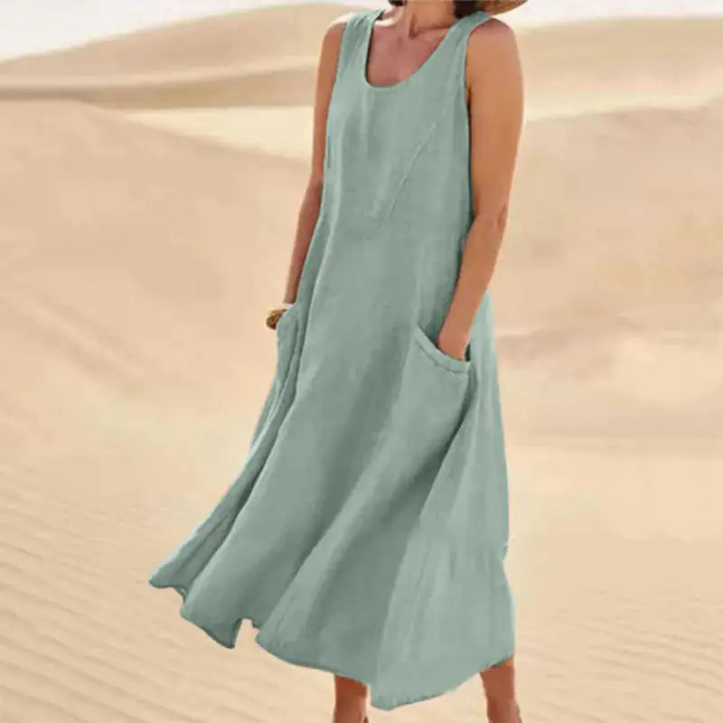 Relaxed Long Summer Dress