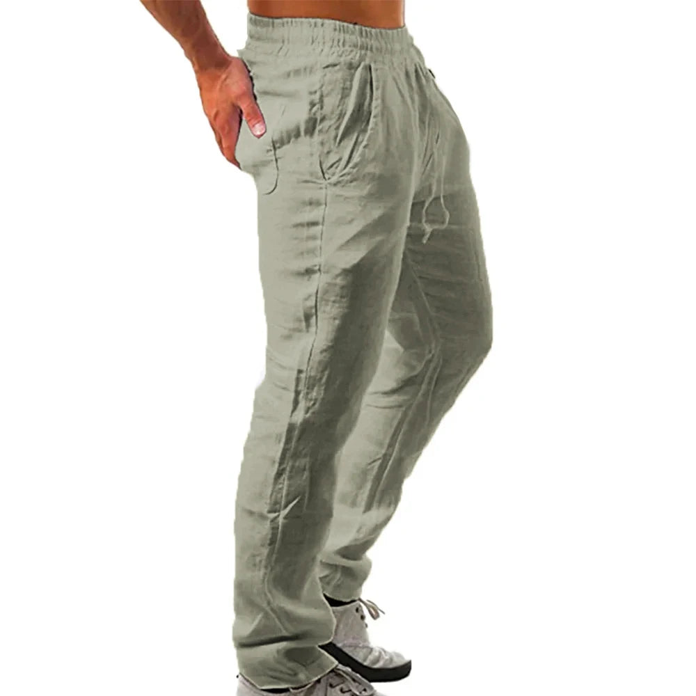 Men's Elysian Linen Sweatpants – The Afterlife of Comfort