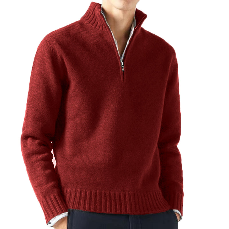 Men's Chiron Half-Zip – The Centaur's Wisdom in Wool