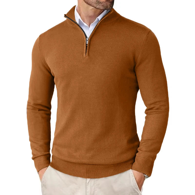 Men's Hermes Quarter-Zip – The Messenger's Knit