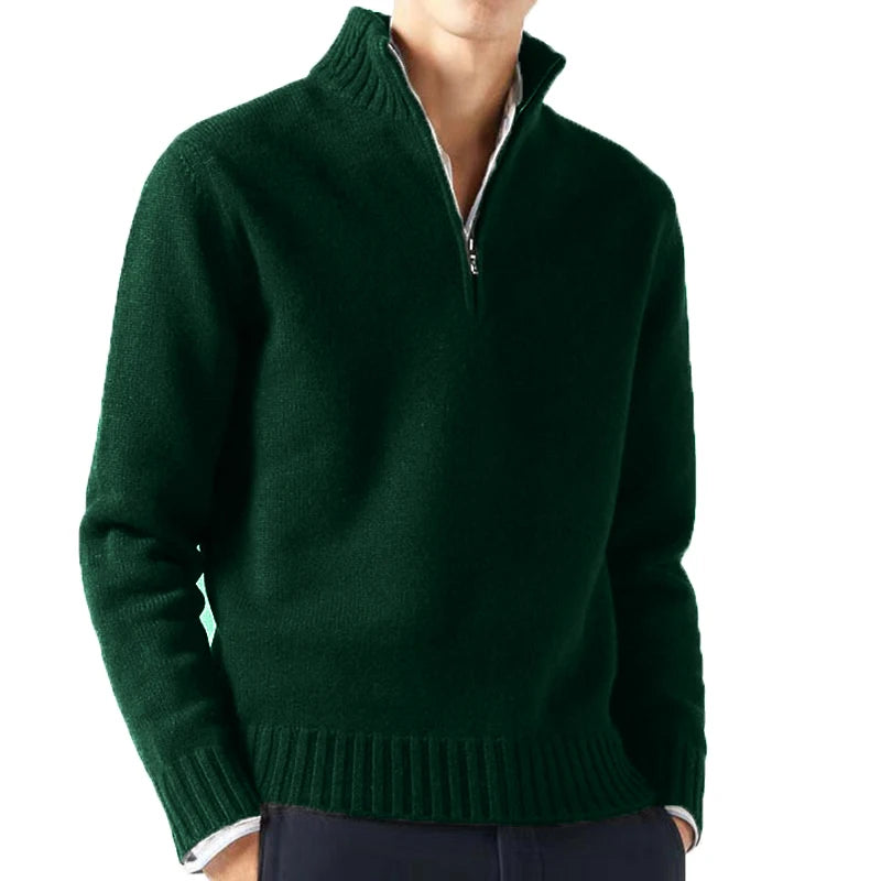 Men's Chiron Half-Zip – The Centaur's Wisdom in Wool