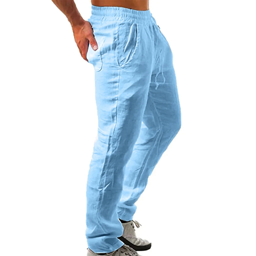Men's Elysian Linen Sweatpants – The Afterlife of Comfort