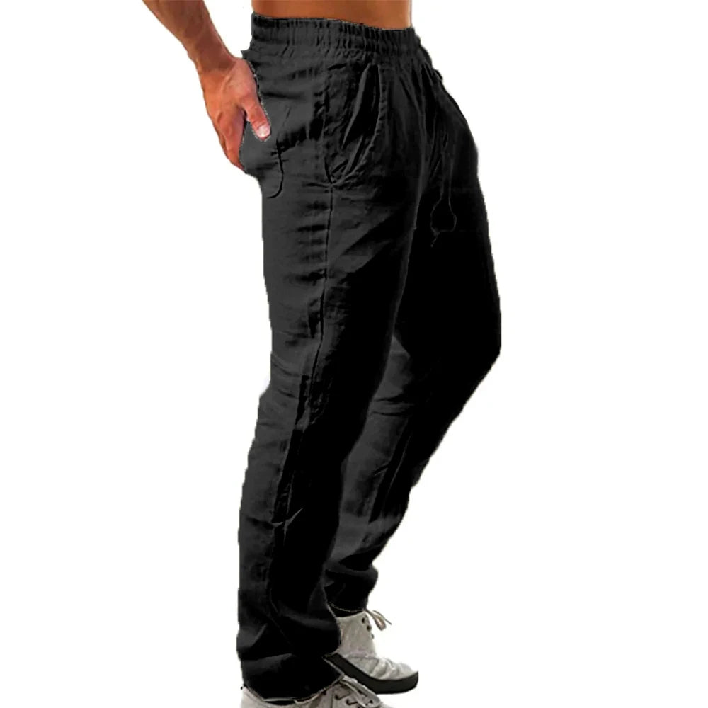 Men's Elysian Linen Sweatpants – The Afterlife of Comfort
