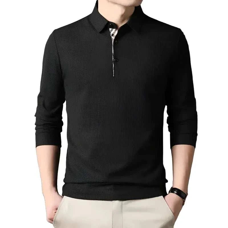 Hõrae Long Sleeve Polo Shirt - Stylish Comfort for Any Occasion