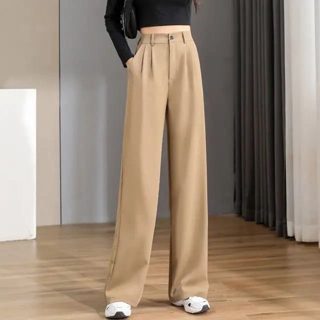 Tailored Straight-Leg Pants for Women – Chic Office Essential