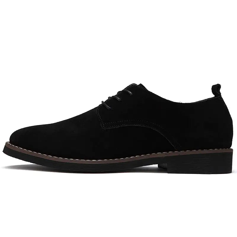 Suede Leather Oxford Shoes