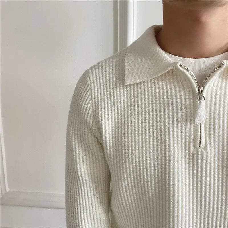 Luxury Knitted Polo Shirt