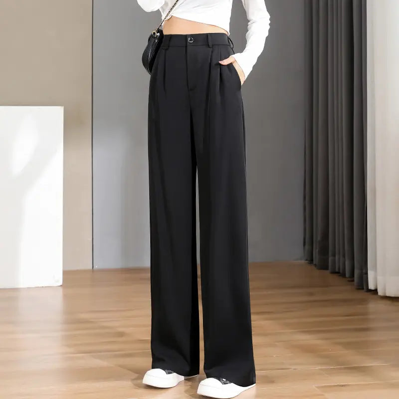 Tailored Straight-Leg Pants for Women – Chic Office Essential