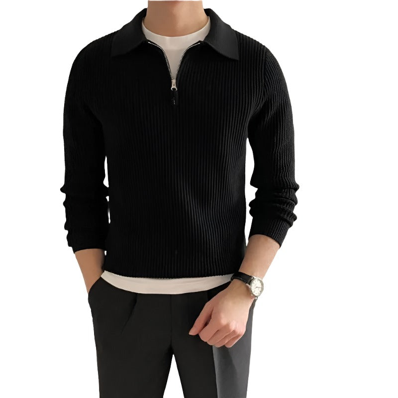 Luxury Knitted Polo Shirt