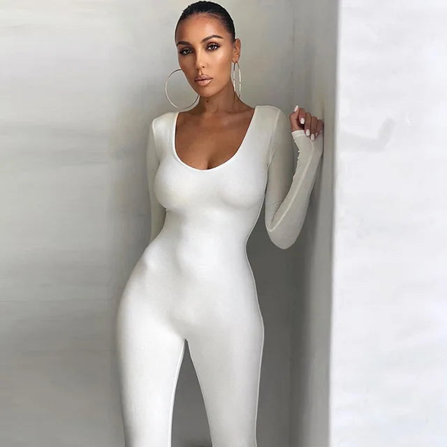 Seamless Fitted Bodysuit for Women