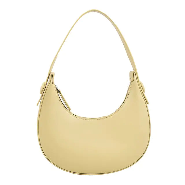 Chic Leather Hobo Shoulder Bag