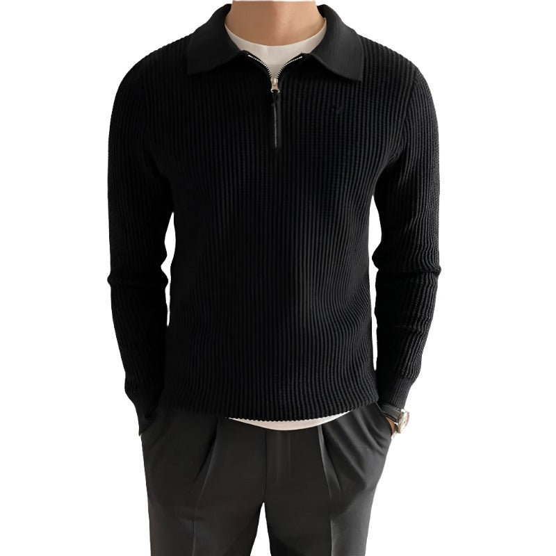 Luxury Knitted Polo Shirt