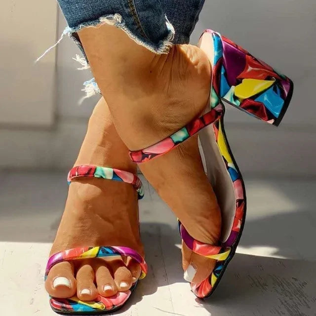 High-Heeled Sandals for Women