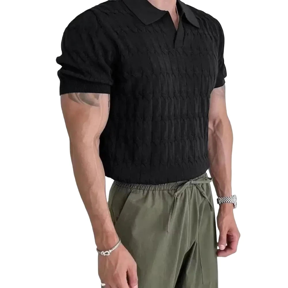 Textured Polo Shirt