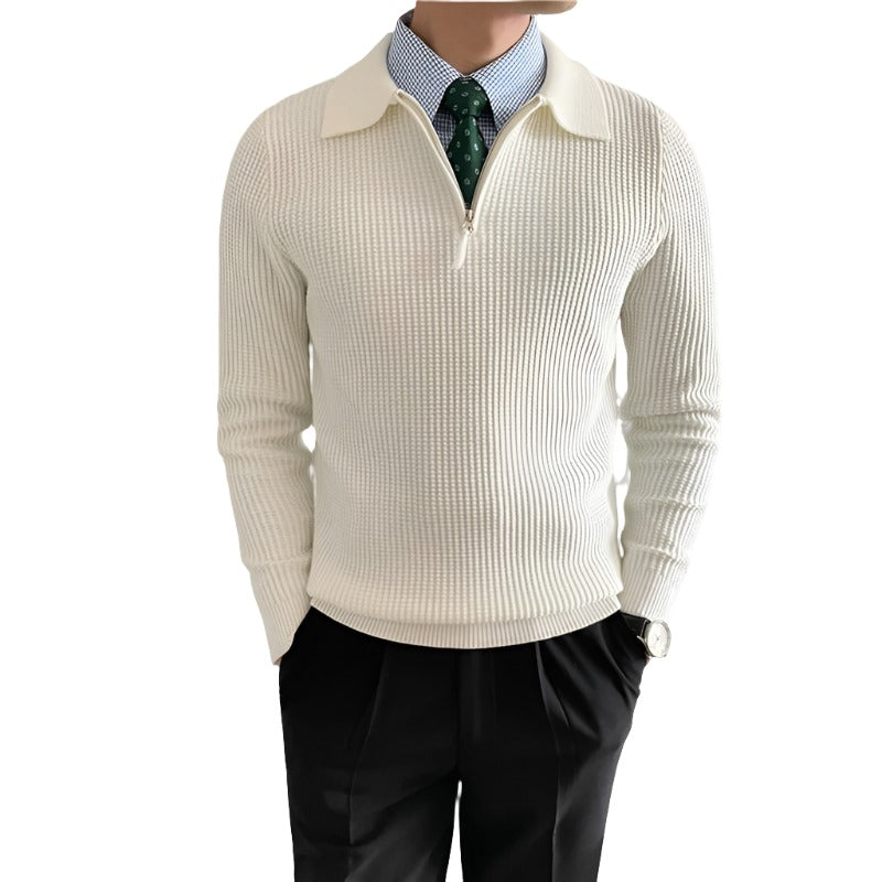 Luxury Knitted Polo Shirt